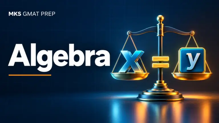 MKS GMAT Prep — Algebra course cover