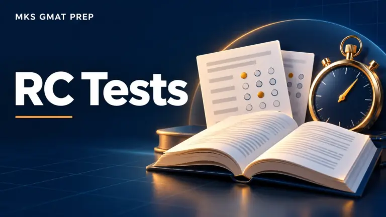 MKS GMAT Prep — RC Tests course cover