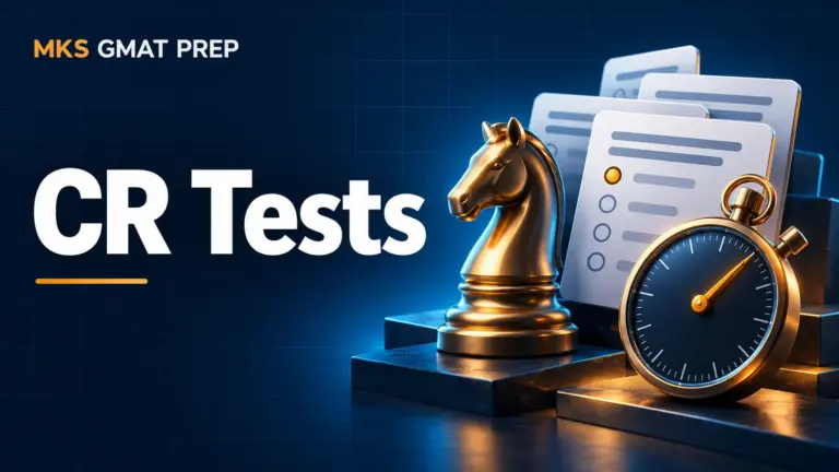 MKS GMAT Prep — CR Tests course cover